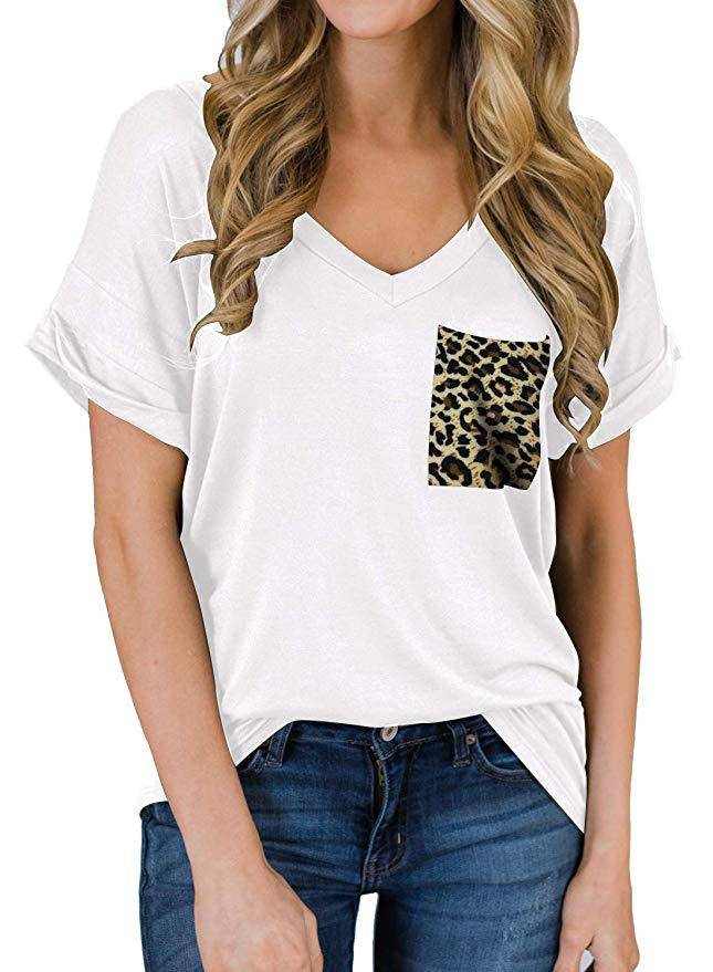 Basic Plain T - White - Leopard / S / Nearest Warehouse - T-Shirts - Decor - 35 - 2024