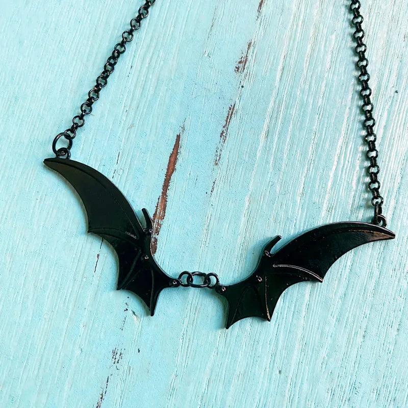 Gothic Vampire Bat Wing Choker Necklace - Women’s Jewelry - Necklaces - 2024 - 4 - Worldwide Shipping