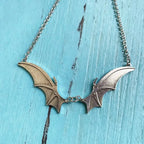 Gothic Vampire Bat Wing Choker Necklace - Women’s Jewelry - Necklaces - 5