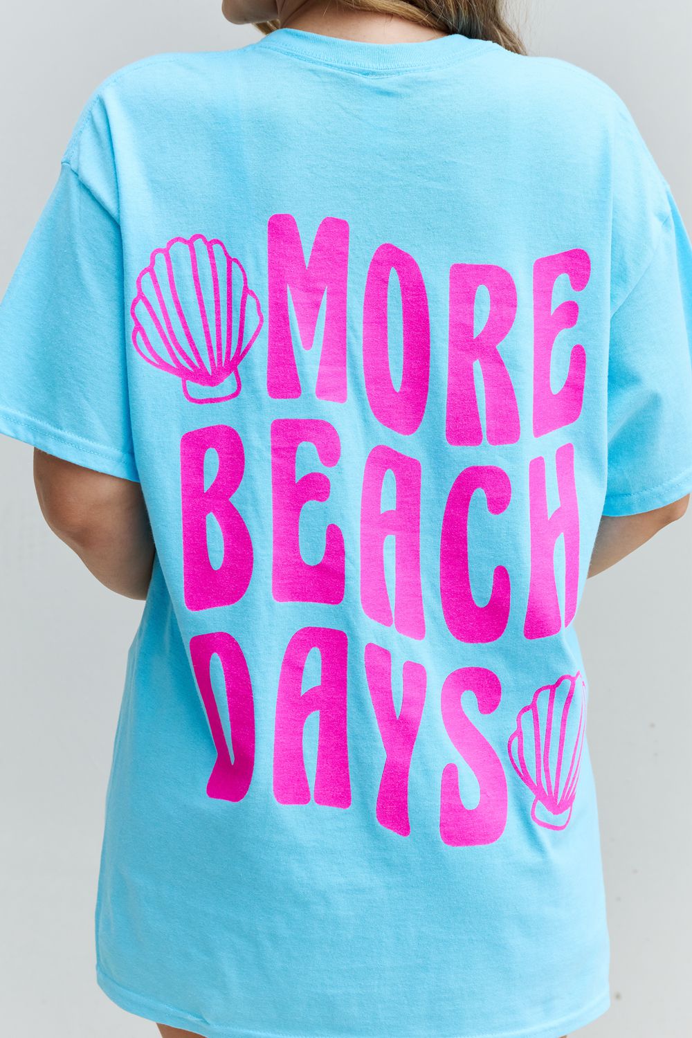 ’More Beach Days’ Oversized Graphic T-Shirt - T-Shirts - Shirts & Tops - 6 - 2024