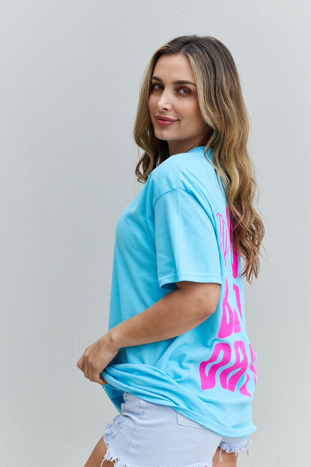 ’More Beach Days’ Oversized Graphic T-Shirt - T-Shirts - Shirts & Tops - 4 - 2024