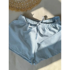 Striped Halter Bikini Set with Beach Shorts - Swimsuits - Swimsuits - 4