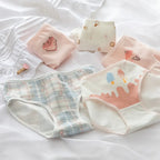 Cute Cartoon Bear Cotton Panties - Mid Waist Sexy Lingerie Set - Women’s Clothing & Accessories - 29