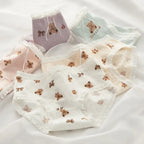 Cute Cartoon Bear Cotton Panties - Mid Waist Sexy Lingerie Set - Women’s Clothing & Accessories - 26