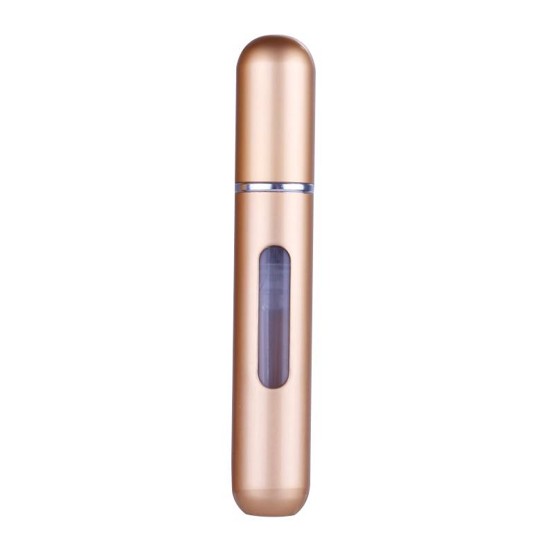 Mini Perfume Bottle With Spray - 8 ml Gold 2 - Beauty & Health - Lip Makeup - 25 - 2024