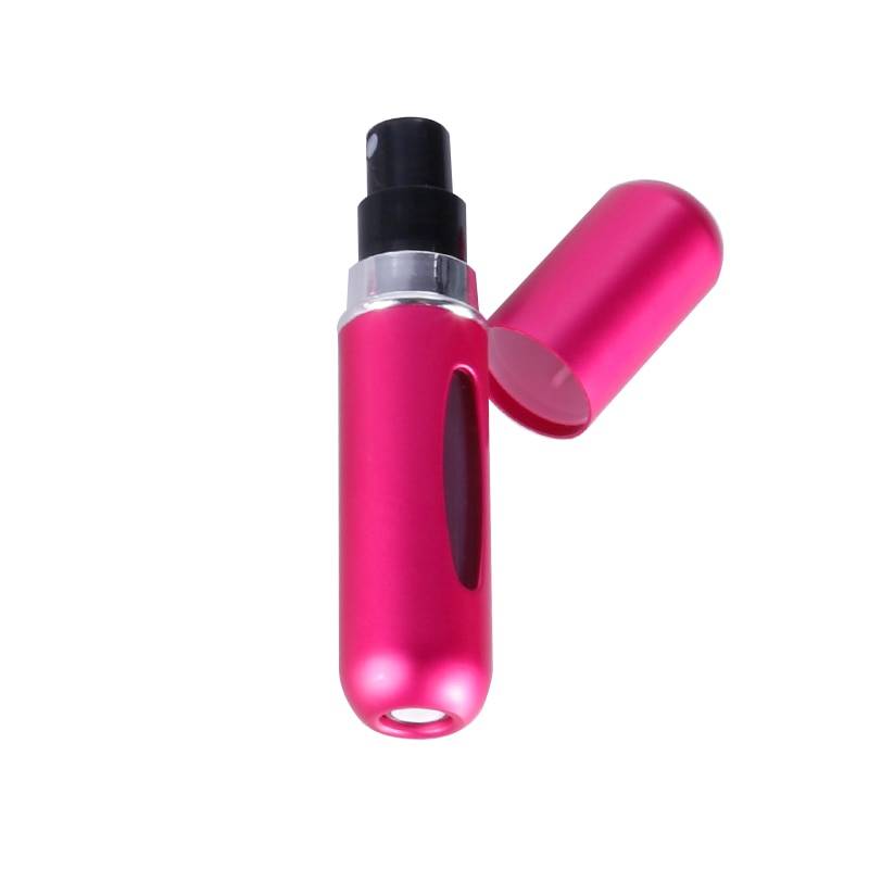 Mini Perfume Bottle With Spray - 5 ml Hot Pink - Beauty & Health - Lip Makeup - 18 - 2024