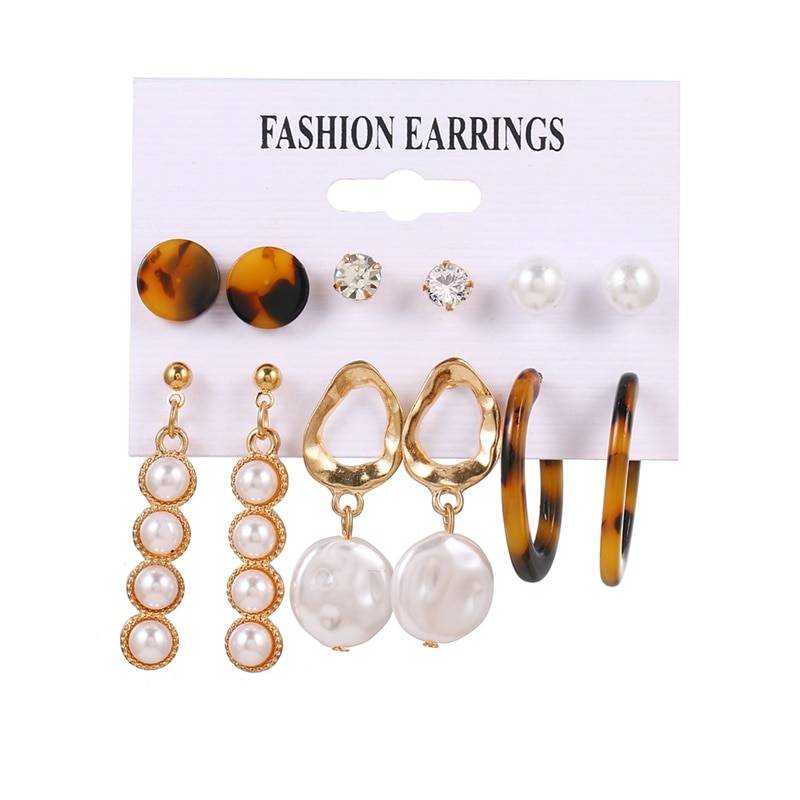 Stylish Earrings Set - Style 21 - Beauty & Health - Earrings - 31 - 2024