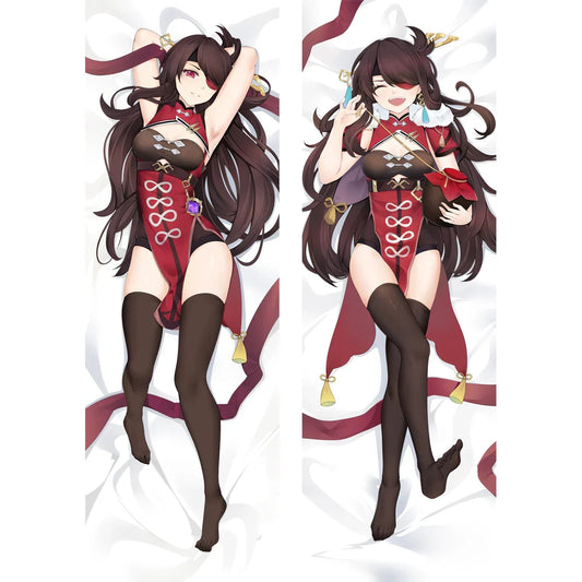 Beidou Genshin Impact Dakimakura - White / 40x120cm Peach Skin - Dakimakura - Clothing - 2 - 2024