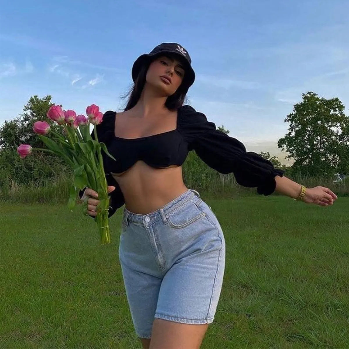 Bela Turtleneck Crop Top - Women’s Clothing & Accessories - 11