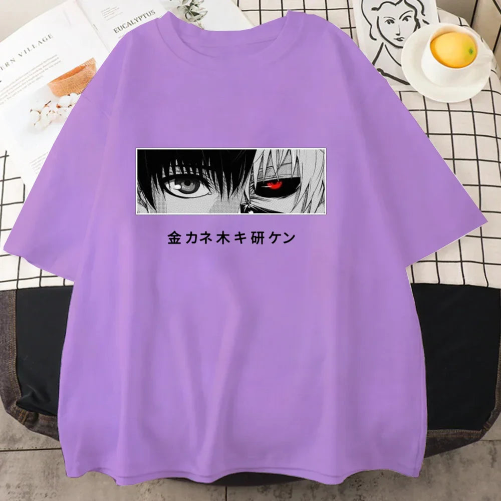 Berserker Gaze Graphic Tee – Edgy Monochrome Anime-Inspired Shirt - Purple / 4XL - T-Shirts - Shirts & Tops - 4 - 2024