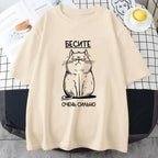 besite cat russian graphic t-shirt - T-Shirts - Unisex T-Shirts - 1