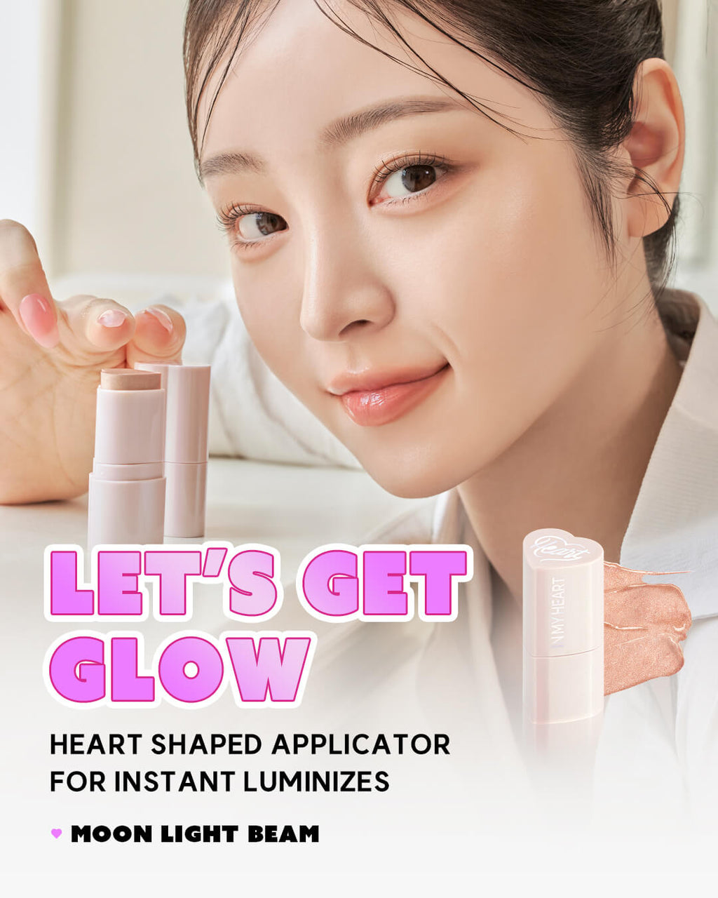 Heart Stick Highlighter – Moonlight Beam