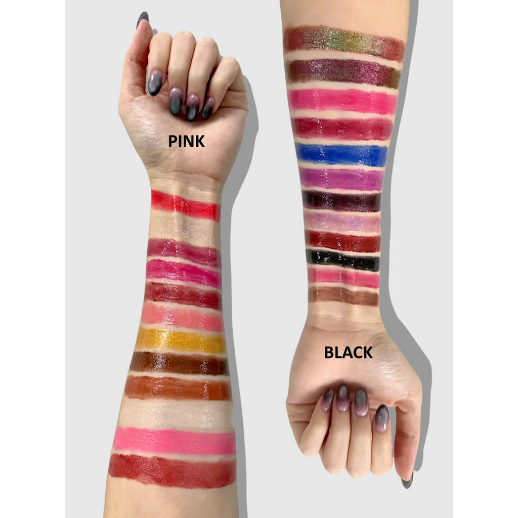 Bestie Lipgloss Palette with Silicone Brush - Harajuku Style - Cosmetics - 2