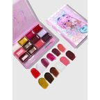 Bestie Lipgloss Palette with Silicone Brush - Harajuku Style - Cosmetics - 5