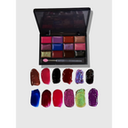 Bestie Lipgloss Palette with Silicone Brush - Harajuku Style - Cosmetics - 8