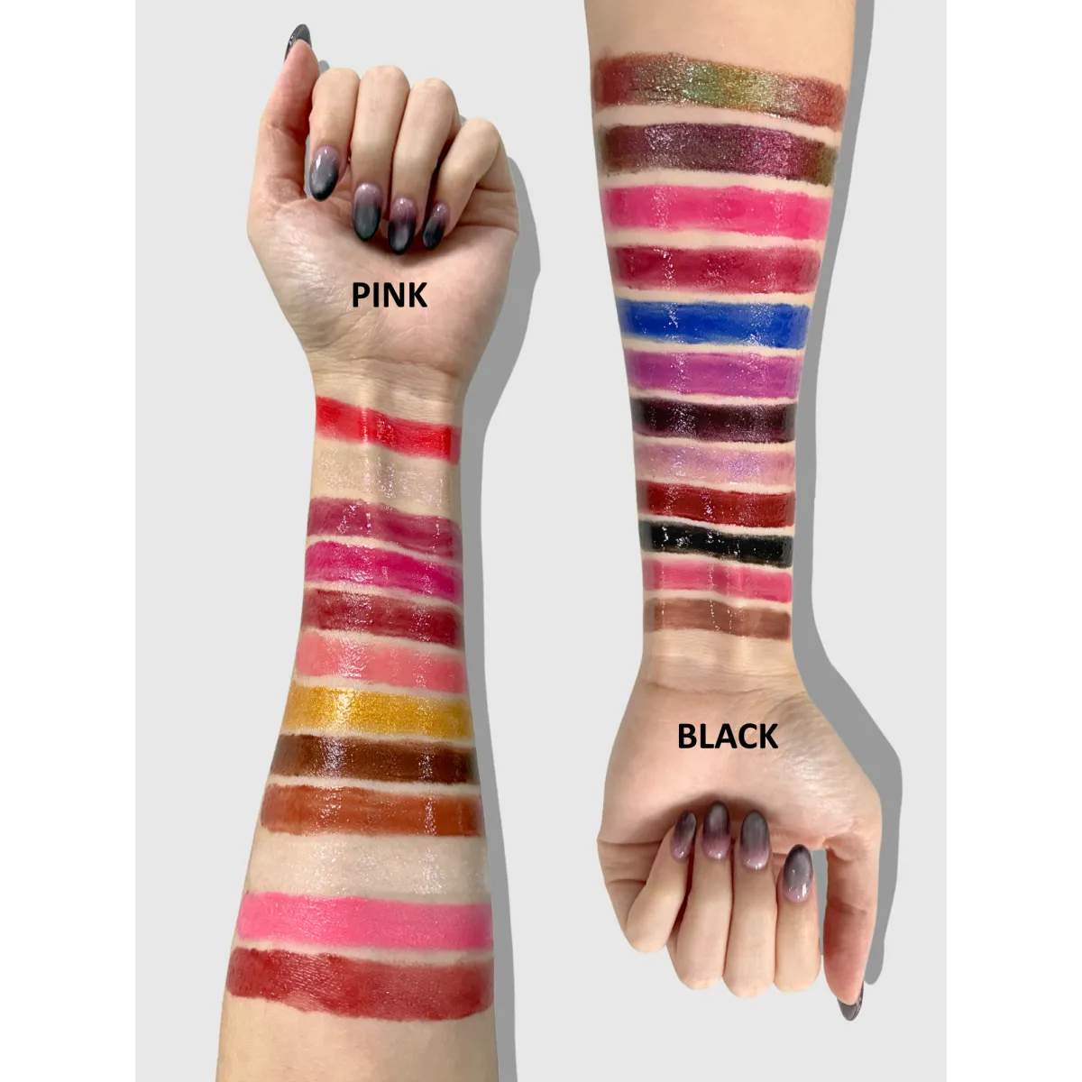 Bestie Lipgloss Palette with Silicone Brush - Harajuku Style - Cosmetics - 2