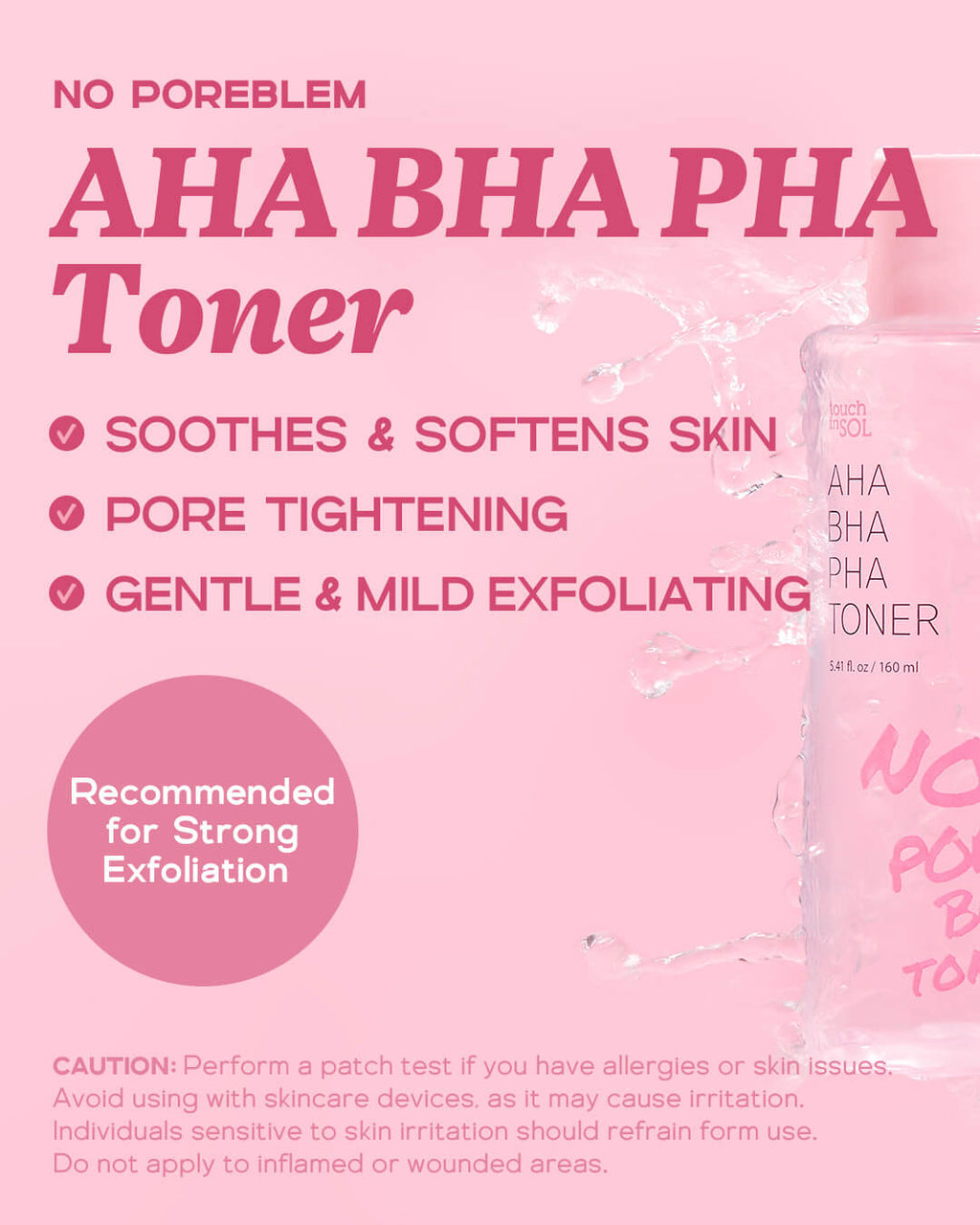 No Poreblem AHA BHA PHA Exfoliator Toner