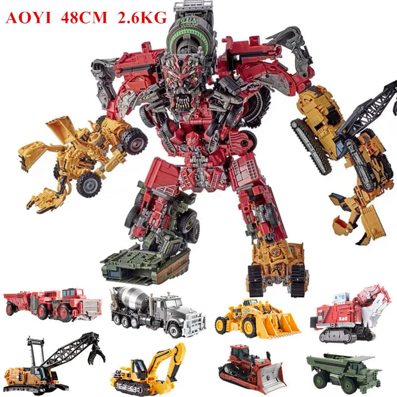 Jinbao 5-in-1 Big Transformation Predaking Anime Robot Action Figure - AOYI 8 IN 1 - Anime - Action & Toy Figures - 7