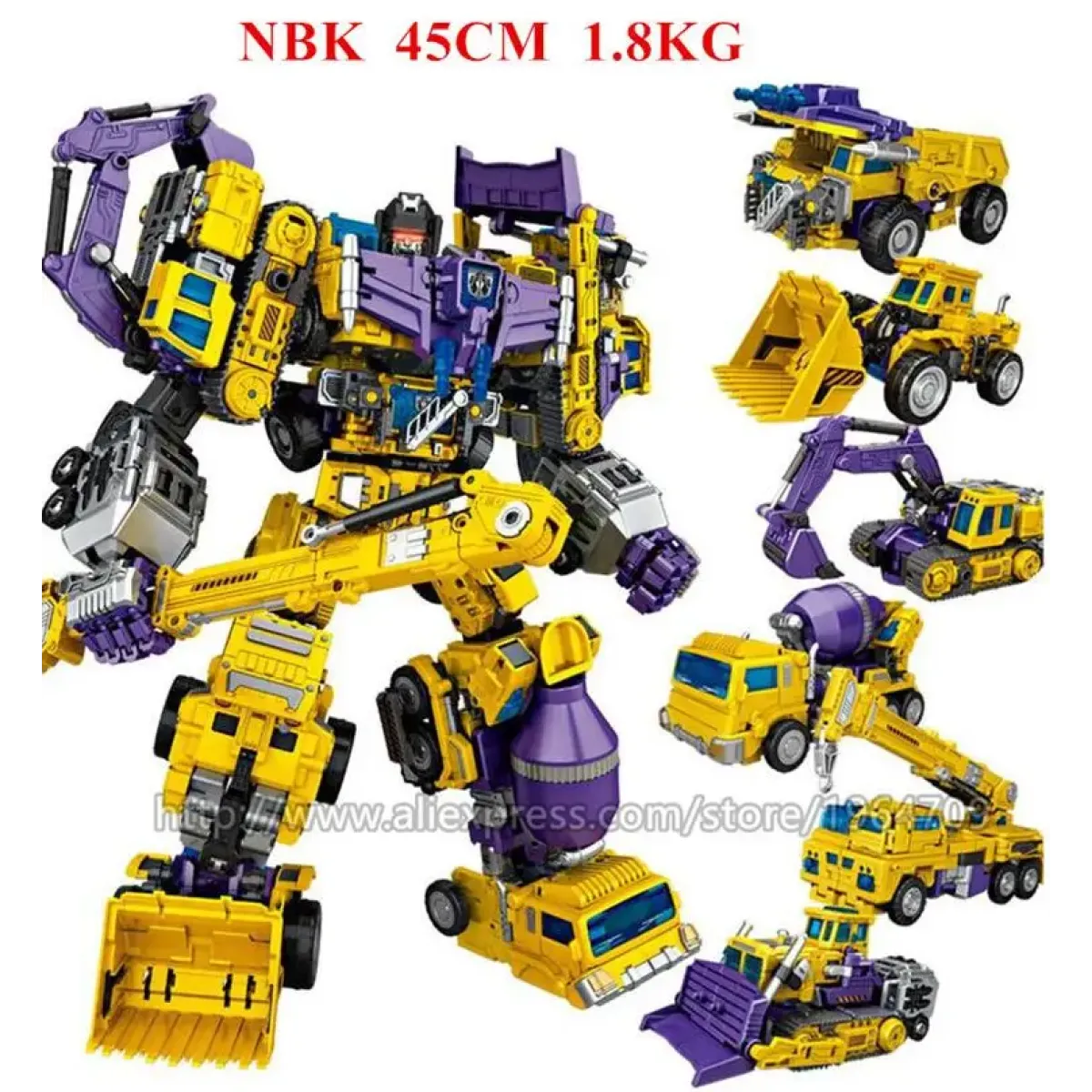 Jinbao 5-in-1 Big Transformation Predaking Anime Robot Action Figure - Anime - Figures - 13