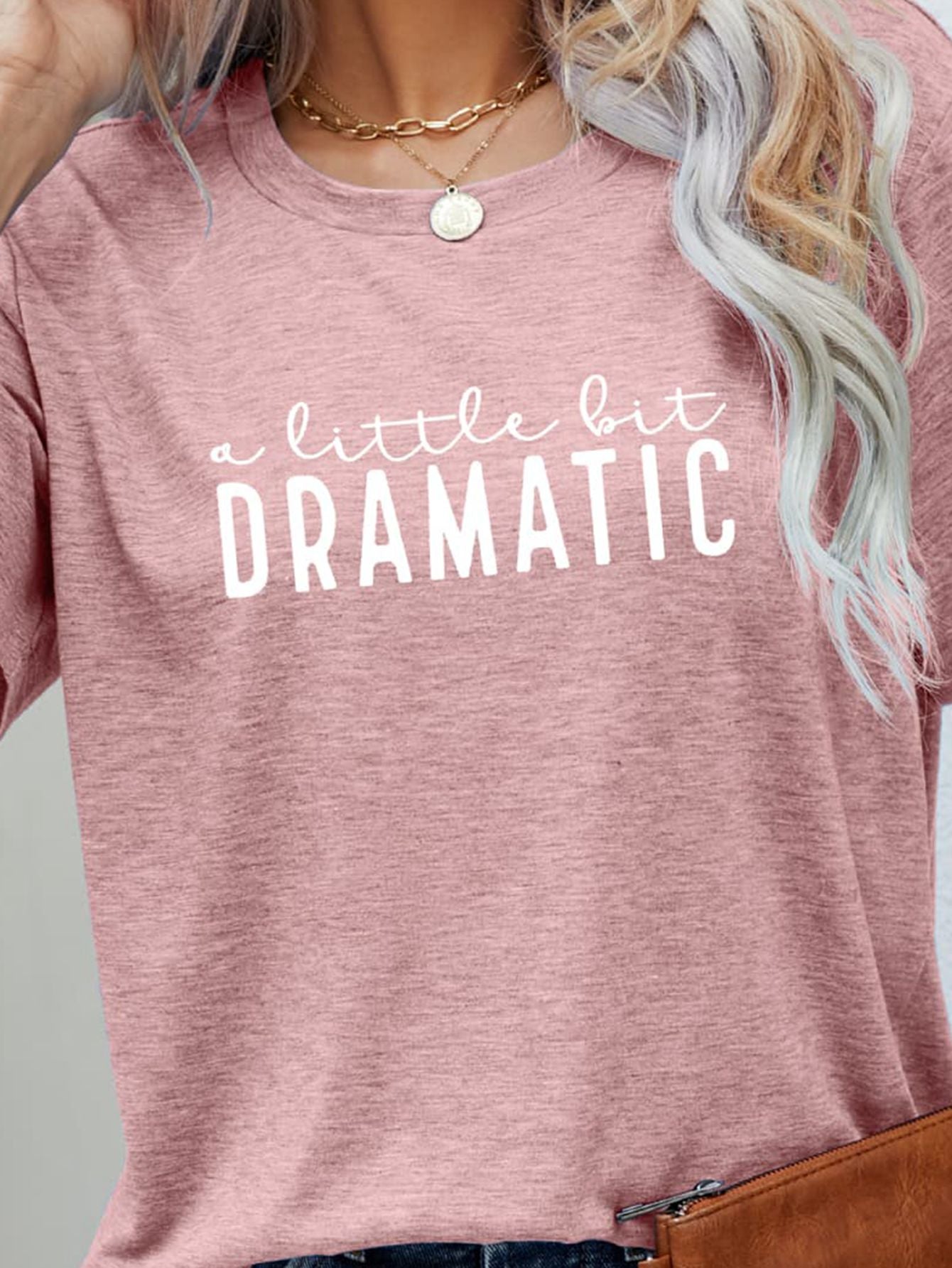 A LITTLE BIT DRAMATIC Graphic Tee - T-Shirts - Shirts & Tops - 9 - 2024