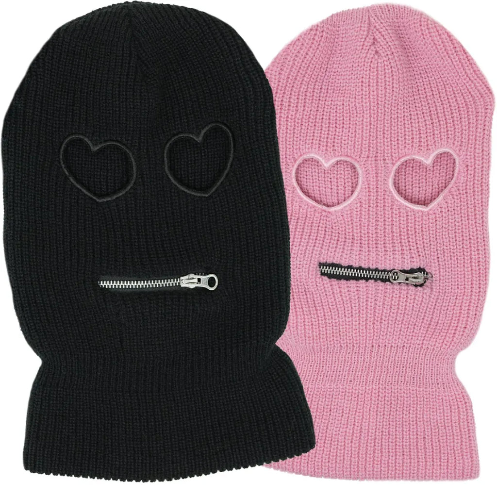 Heart Eyes Ski Mask - Harajuku Style - Balaclavas - 5