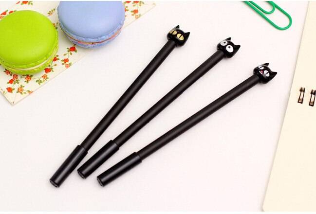 4X Cute Black Cat Gel Pens - Stationary & More - Clothing - 14 - 2024