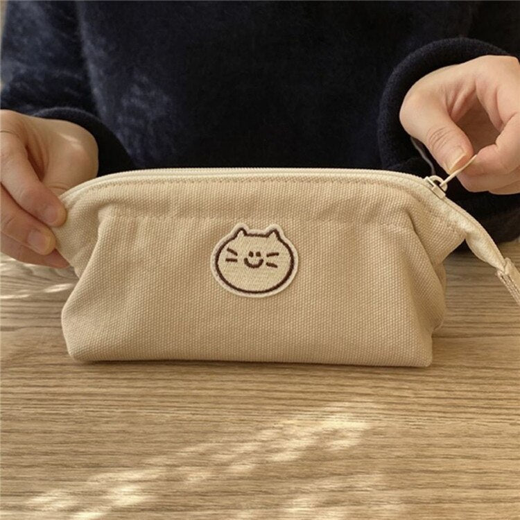 Black Cat Pencil Bag - Big Beige - Stationary & More - Cat Supplies - 19 - 2024