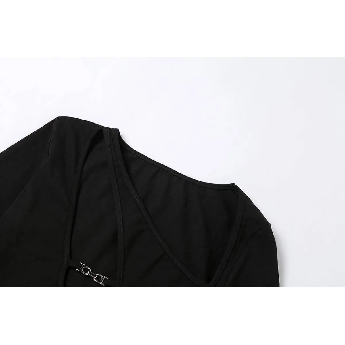 Black Dragon Crop Top - T-Shirts - 10