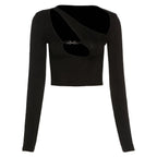 Black Dragon Crop Top - T-Shirts - 14