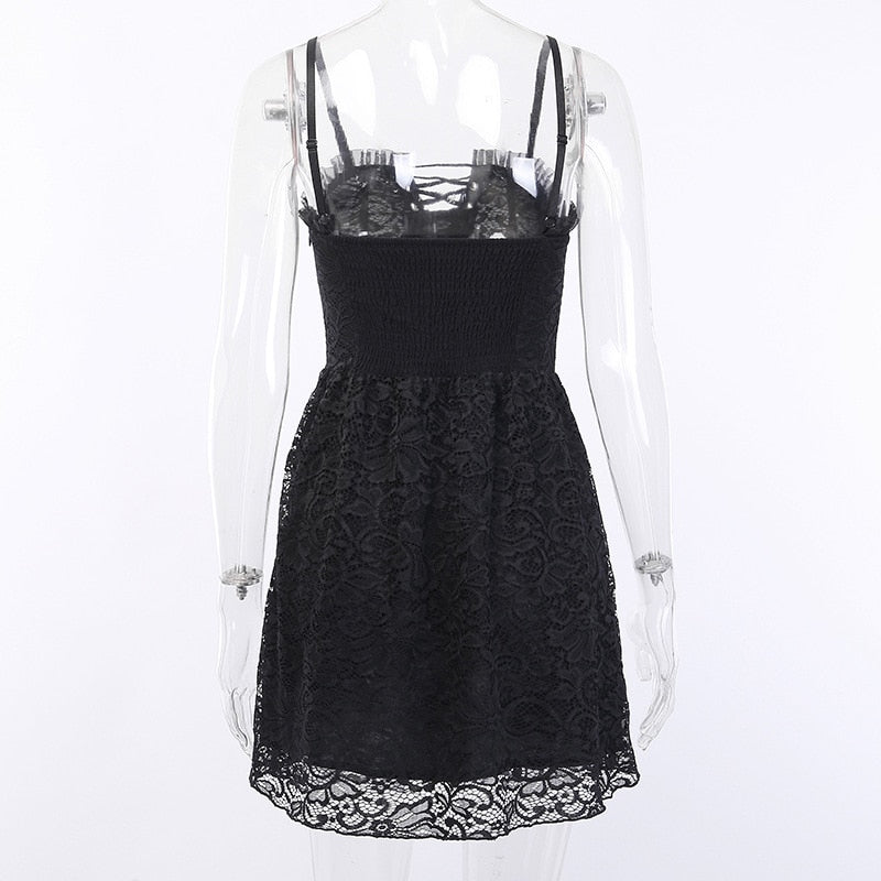 Black Lace Gothic Dress - All Dresses - Clothing - 4 - 2024