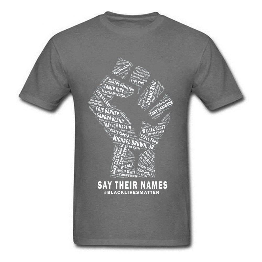 Black Lives Matter Say Their Names Shirt - Dark Gray / XXXL - T-Shirts - Shirts & Tops - 17 - 2024