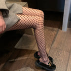 Black Lolita Fishnet Body High Socks - Socks & Hosiery - 9