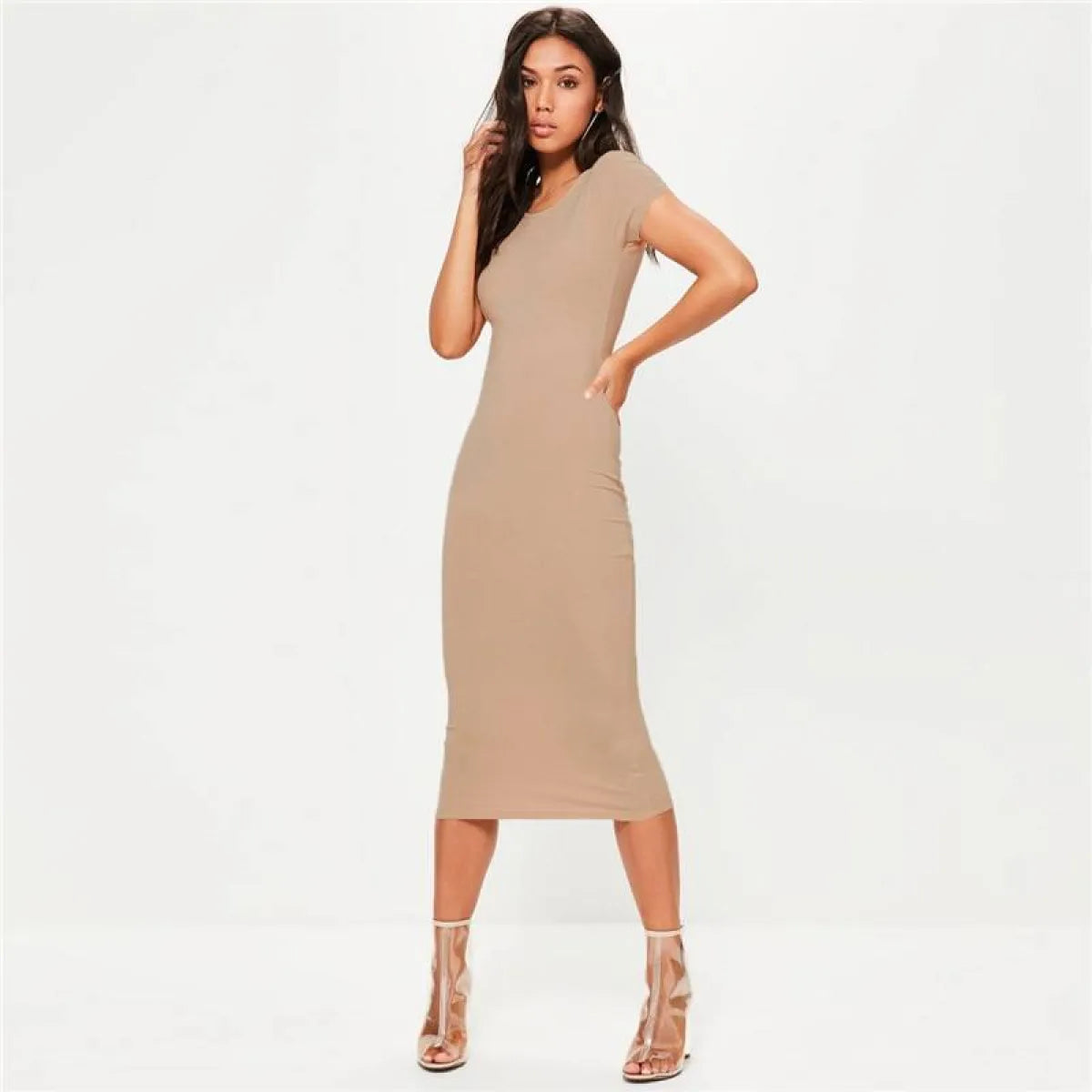 Midi Bodycon Dress - All Dresses - 10
