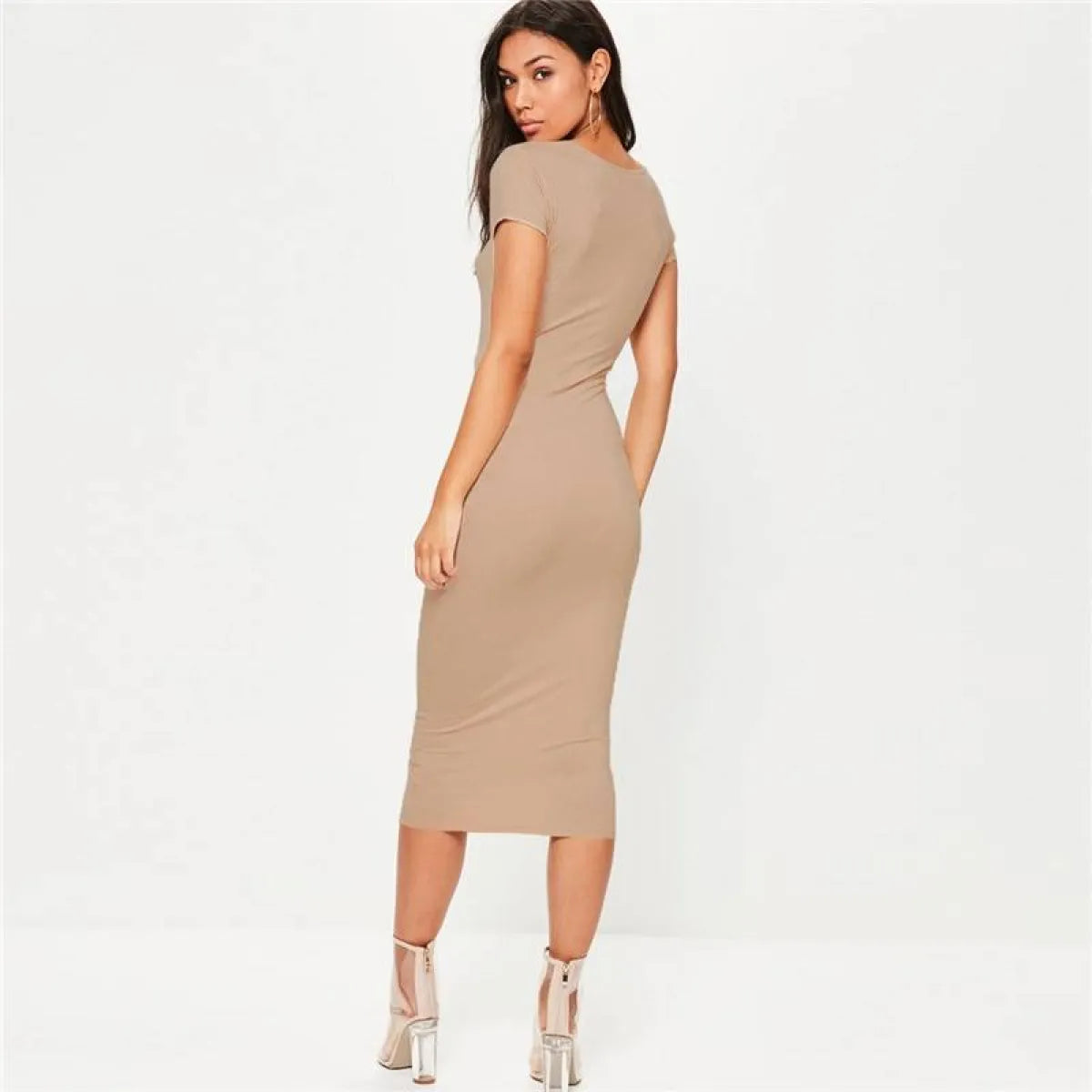 Midi Bodycon Dress - All Dresses - 11