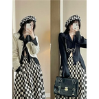 Black Pleated Gothic Harajuku Blouse – Button-Up Long Sleeve - Tops & Tees - Long - Shirt - Blouses - 6