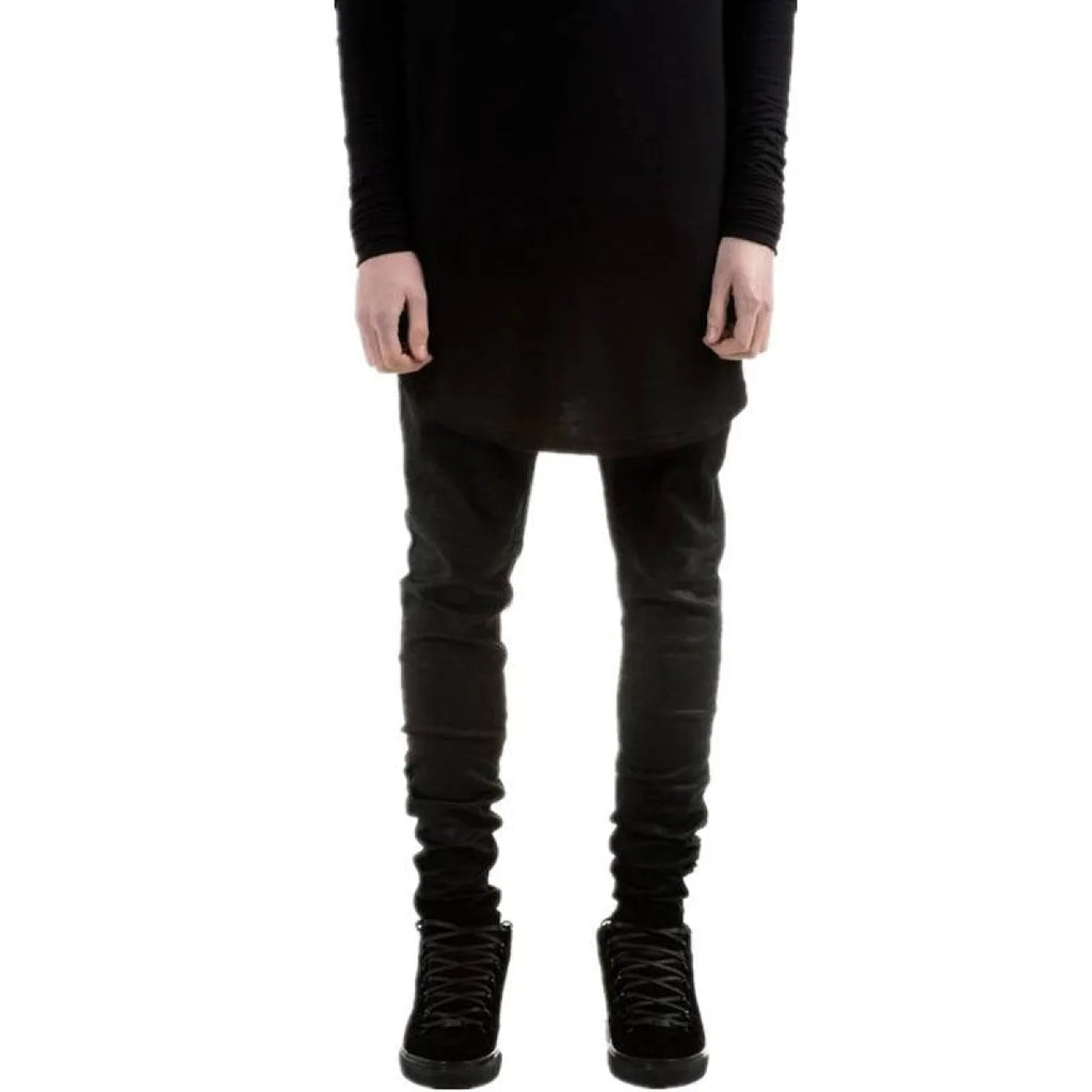 Fashion Black Skinny Trousers - Bottoms - 1