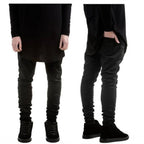Fashion Black Skinny Trousers - Bottoms - 2