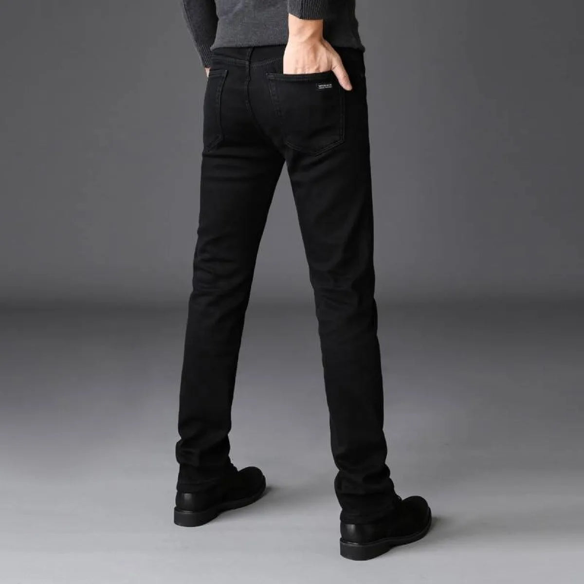 Men’s Black Straight Pants - Bottoms - 6