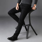 Men’s Black Straight Pants - Bottoms - 8