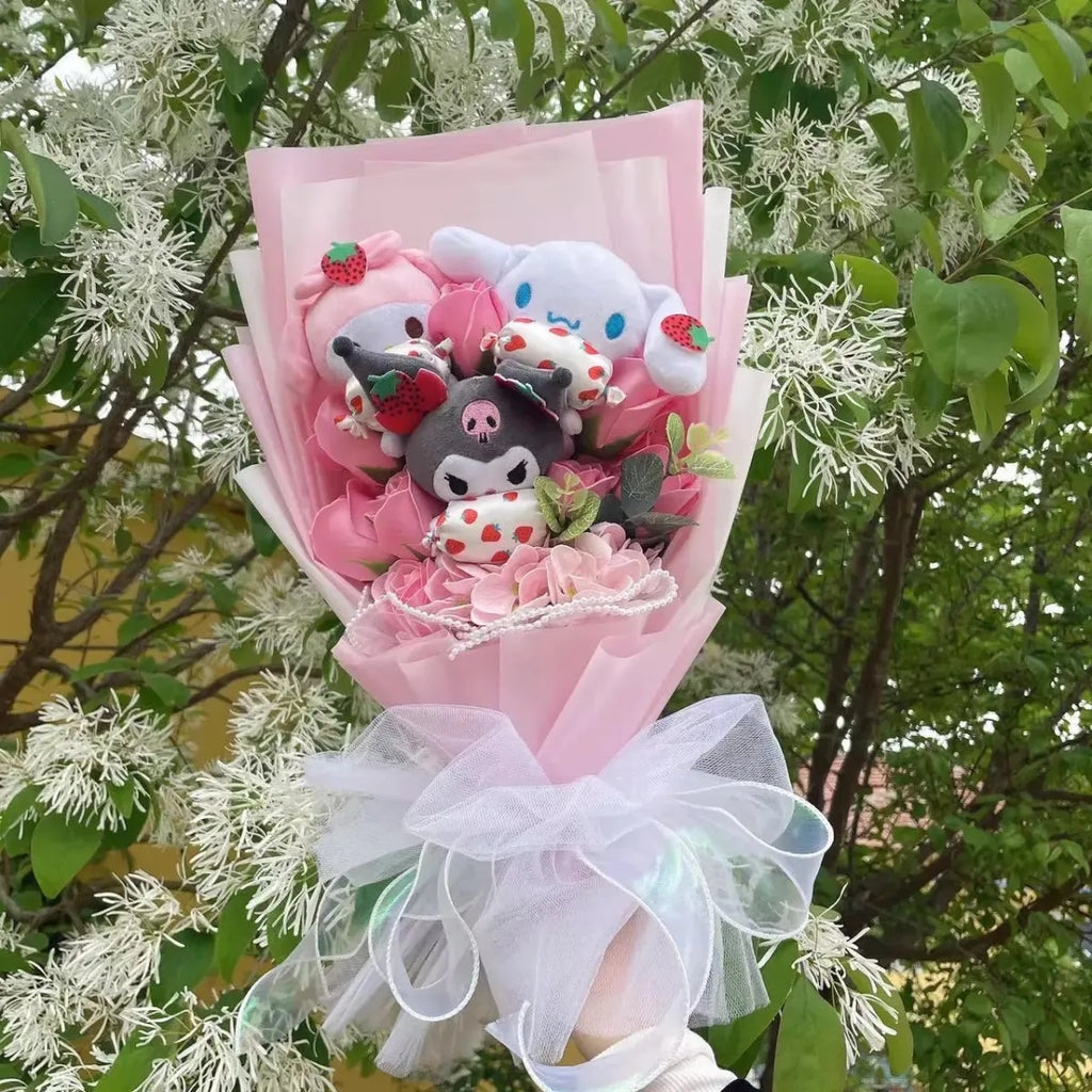 Blooming Plush Bouquet - Plushies - 11