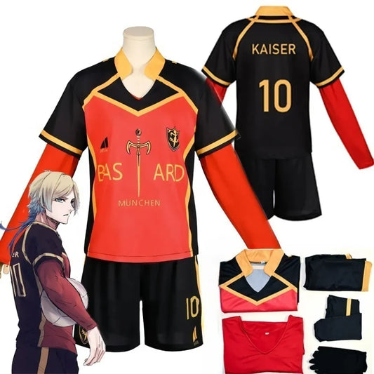 Blue Lock Kaiser Soccer Cosplay Set - Dresses - Cosplay - 1