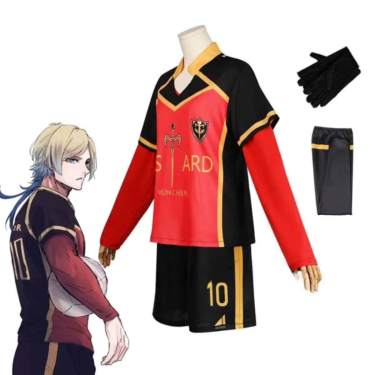 Blue Lock Kaiser Soccer Cosplay Set - Dresses - Cosplay - 2