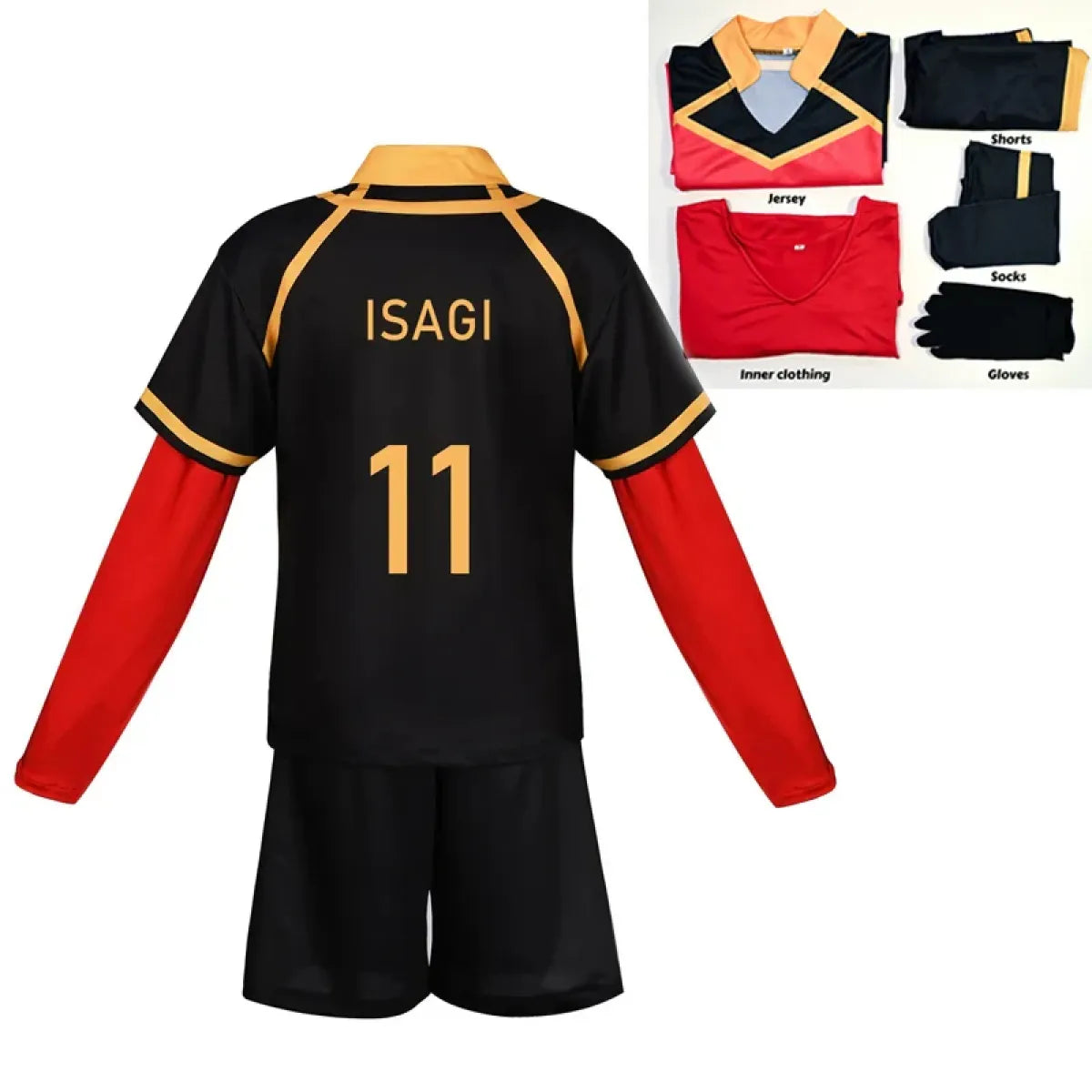 Blue Lock Kaiser Soccer Cosplay Set - Dresses - Cosplay - 6