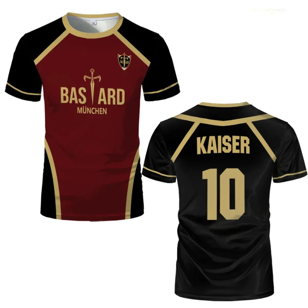 Blue Lock Bastard München Kaiser Cosplay Jersey Tee - T-Shirts - T-Shirt - 9