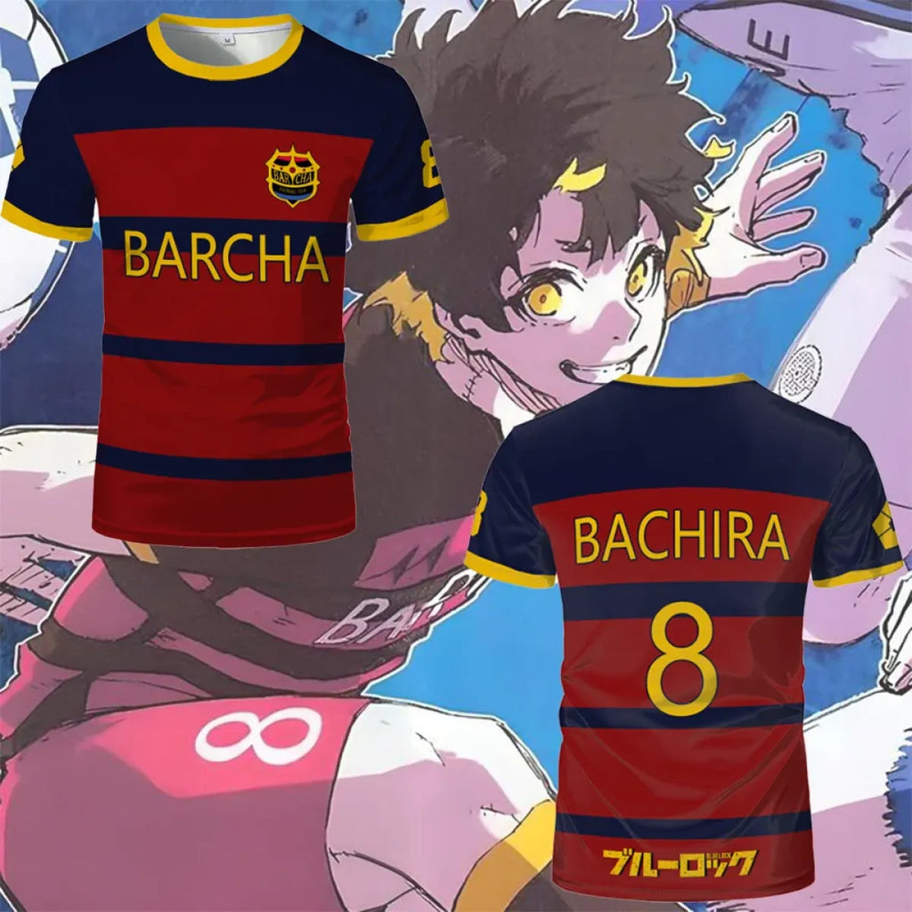 Blue Lock Bachira FC Barcha Cosplay Jersey Tee - T-Shirts - T-Shirt - 1