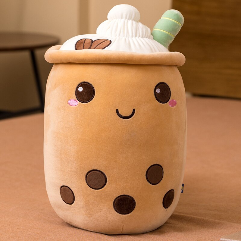 Boba Milk Tea Plushies - about 22-24cm / brown cartoon - Toys - Stuffed Animals - 46 - 2024