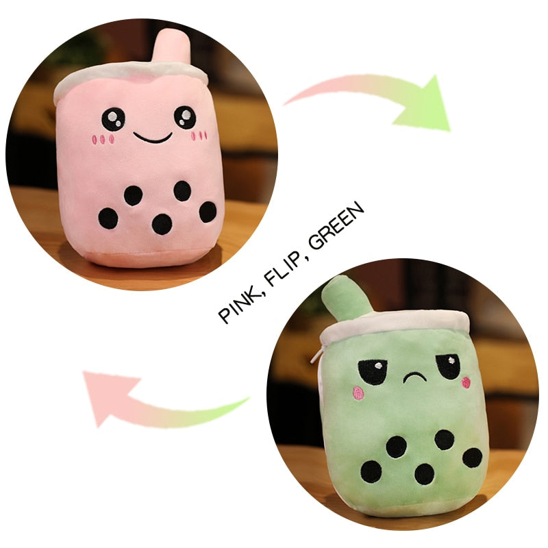 Boba Milk Tea Plushies - about 22-24cm / pink to green - Toys - Stuffed Animals - 50 - 2024