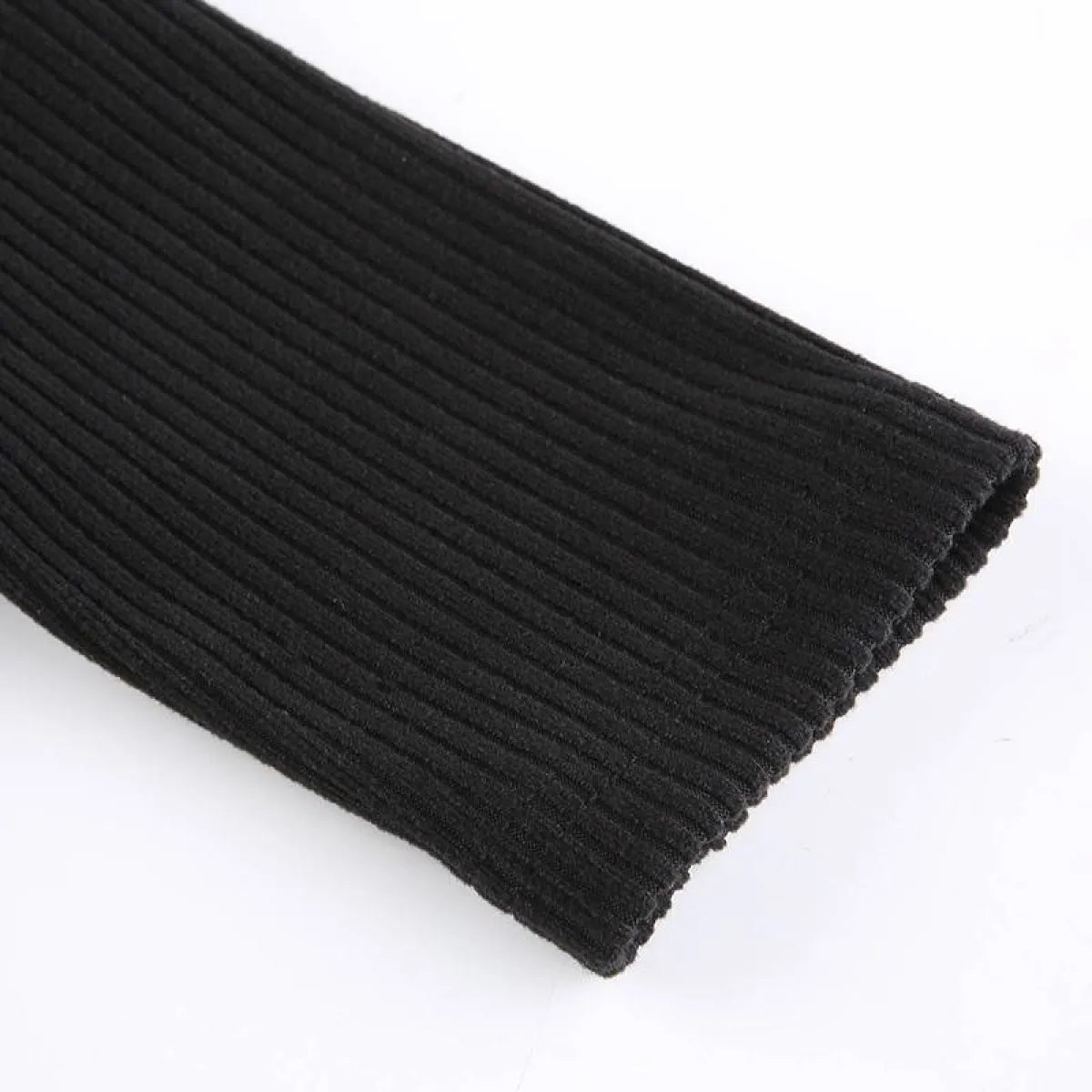 Black Tie Up Dress for Autumn - All Dresses - 12