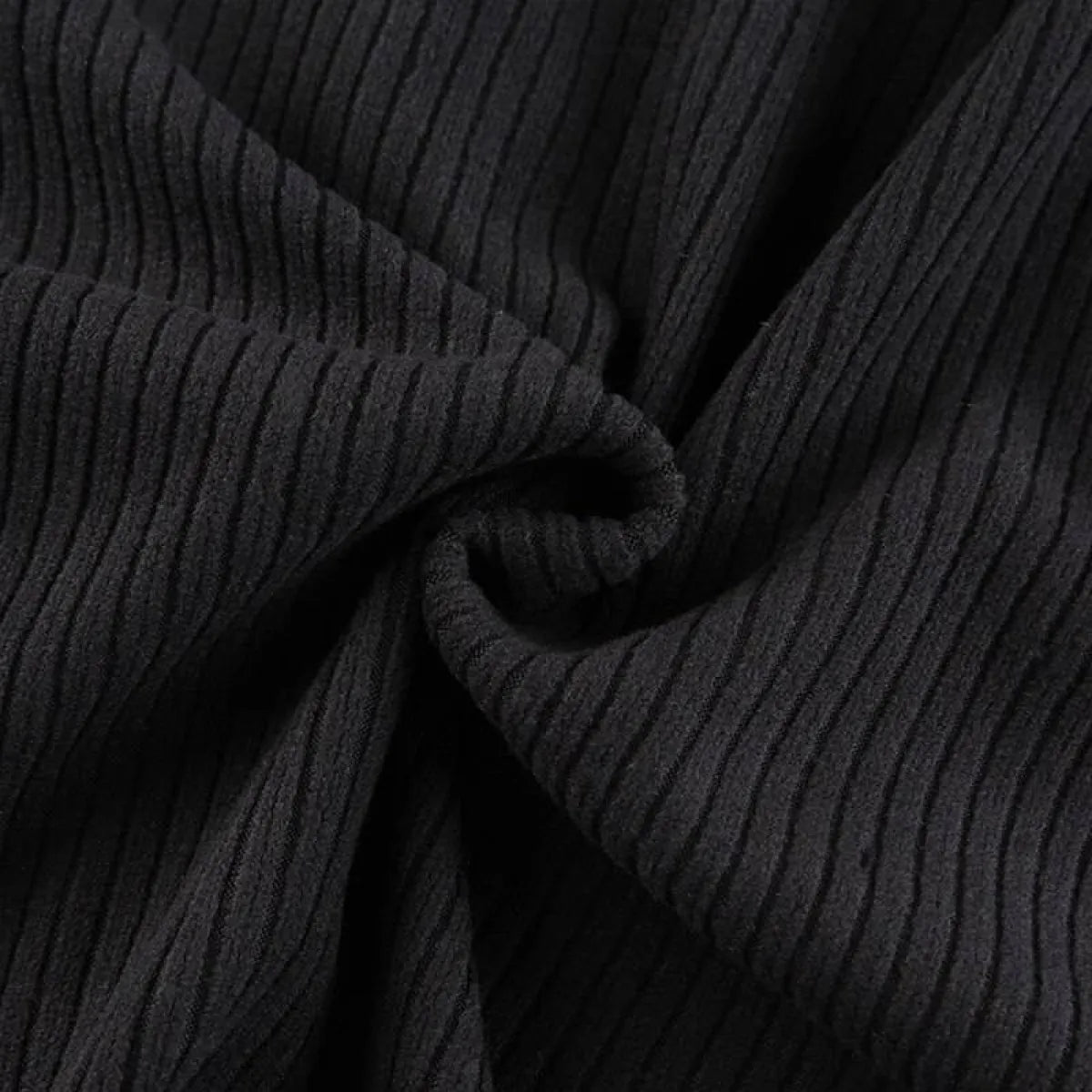 Black Tie Up Dress for Autumn - All Dresses - 14