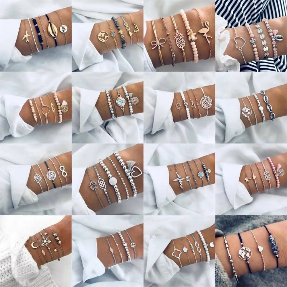 Bohemian Bracelets Set - Women’s Jewelry - 1